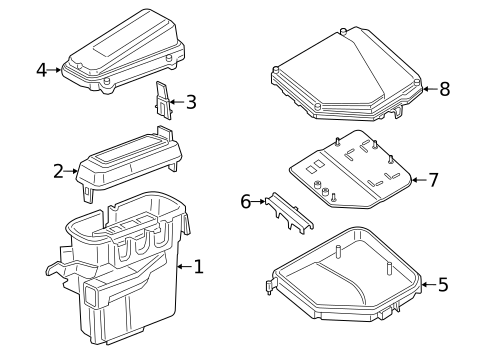 Electrical Components for 2012 BMW 740Li #1