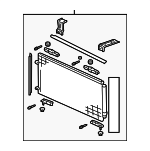 80100S9V305 - HVAC: Condenser for Honda: Pilot Image