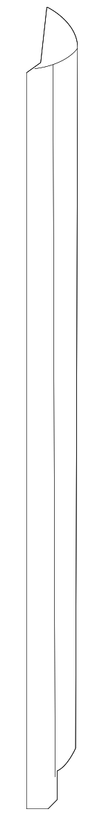 80110S9VA01 - HVAC: Condenser Gasket for Honda: Pilot, Ridgeline Image