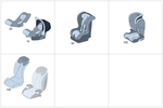 9702202 - Child Seats: Outer Cover, Child Seat for Mercedes-Benz Image