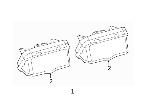 License Lamps for 2019 Lexus UX250h #0