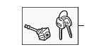 SU00307327 - Body: Cylinder &amp; Keys for Toyota: 86 Image