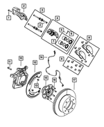 R8049150AD - Brakes: Disc Brake Caliper Assembly, Remanufactured, Right for Dodge: Ram 2500, Ram 3500 | Ram: 2500, 3500 Image