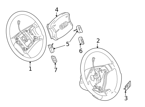 Steering Wheel & Trim for 1998 Audi A8 Quattro #0
