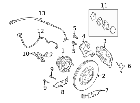 Brake Components for 2020 Jaguar F-Type #4