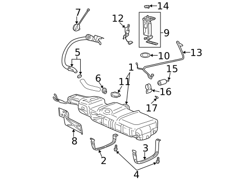 Hardware, Fasteners & Fittings for 2007 Buick Rendezvous #0