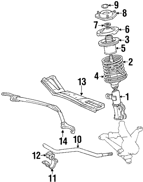 Shocks & Suspension Components for 1991 Lexus ES250 #0