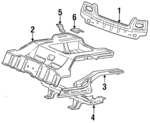 6910024300 - Body: Panel Below Gate for Hyundai: Excel Image