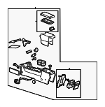 25899357 - Body: Console Assembly for Pontiac: G6 Image