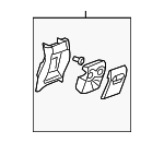 15827419 - : 2005-2010 Pontiac G6 - Rear Trim Panel for Pontiac: G6 Image