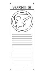 72128240204 - Body: Air Bag Label for BMW Image