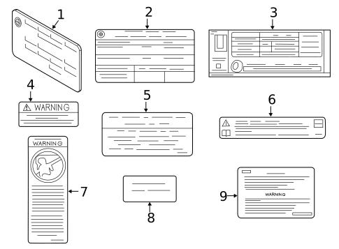 Labels for 2024 BMW 740i #4