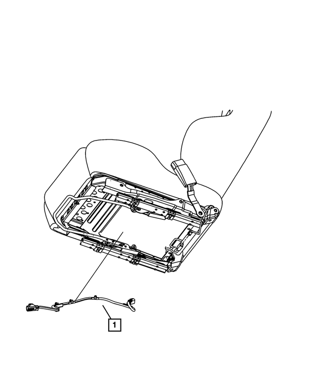 68042577AA - : Seat Wiring, Left for Mopar Image