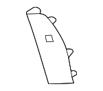 T2R22183 - Body: Outer Grille Bracket for Jaguar: F-Type Image