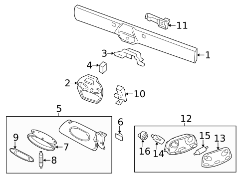 Interior Trim - Convertible Top for 2011 Porsche 911 #0