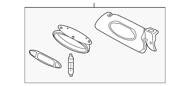 Sun-Visor - Porsche (997-731-032-28-8Z5)