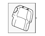 87650ZL62C - : Seat Back Assembly for Nissan: Frontier Image