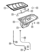 6508272AA - 5.7L HEMI Gas; Engine: Nut, Mounting for Mopar Image