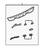 12833570 - : Outside handle - Taillight for Saab: 9-3 Image