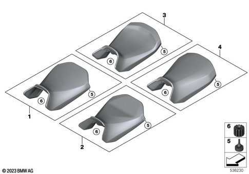 Bench Seat for 2024 BMW-Motorrad R 1300 GS #0