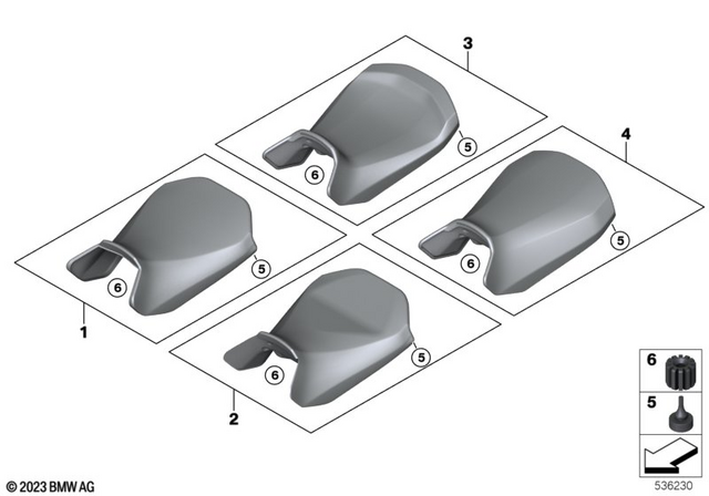 52531541503 - Seats and Seat Bench: Driver Seat -  for BMW-Motorrad Image