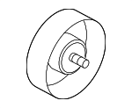 252862B010 - Cooling System: Idler Pulley for Kia: Forte, Forte Koup, Forte5, Optima, Rio, Seltos, Soul Image