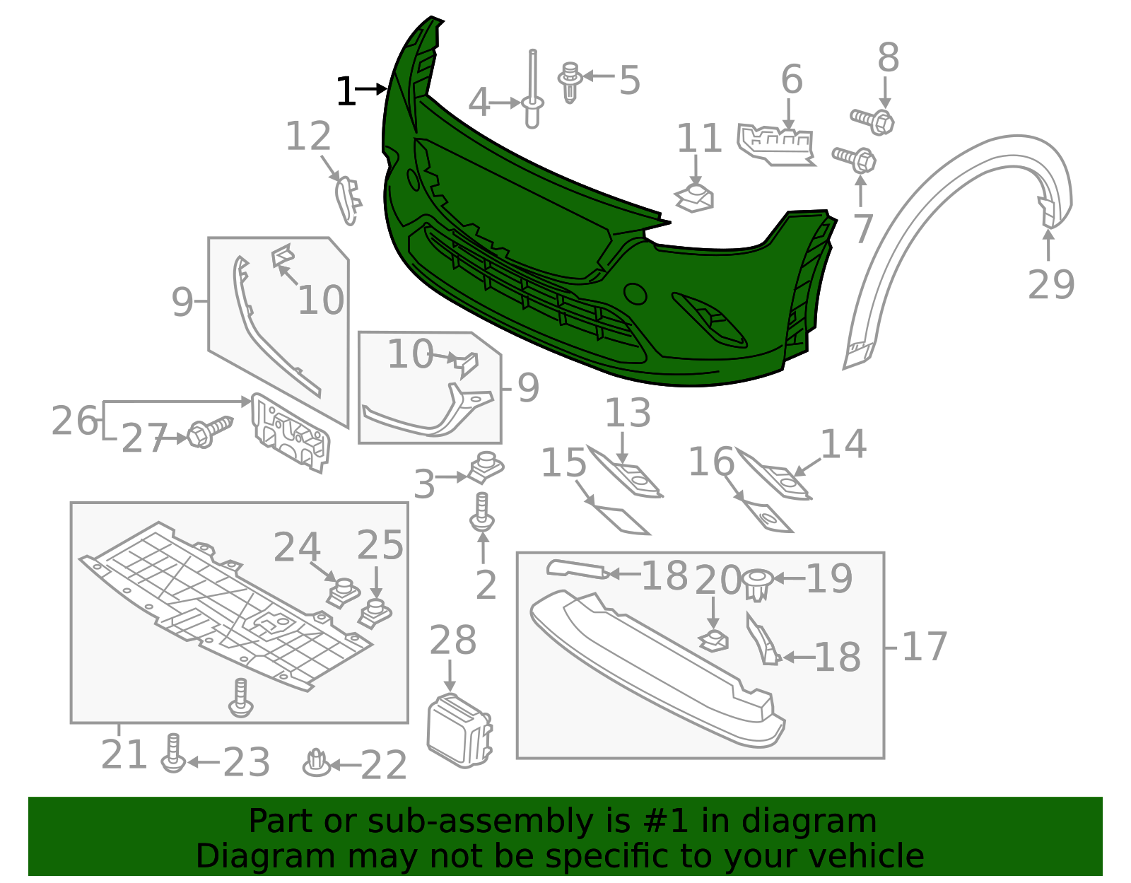 DLSE-50-031-BB - Bumper Front - 2016-2021 Mazda CX-3 | Mazda Swag