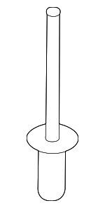 TK2150355 - Body: Bumper Cover Rivet for Mazda Image