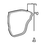 6787206090 - Body: Surround Weather-strip for Toyota Image image