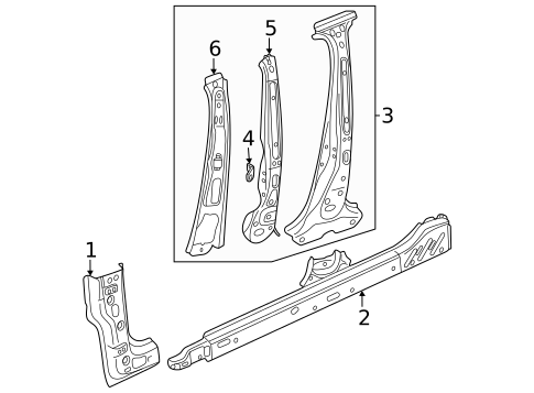 Center Pillar for 2022 Volkswagen Golf R #0