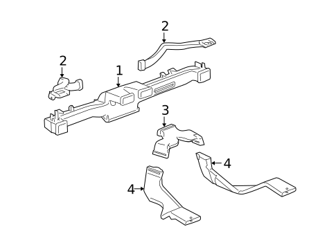 Ducts for 2007 Hummer H3 #0