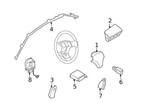 Air Bag Components for 2010 Mazda 5 #0