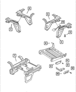5003504AA - Interior Trim: Manual Seat Adjuster for Dodge: Ram 1500, Ram 2500, Ram 3500 Image