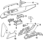 42809310 - : Switch Bezel for GM Image