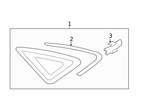 Glass & Hardware for 2017 Audi A3 Quattro #1
