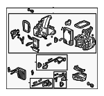 79502S0XA51 - HVAC: AC &amp; Heater Assembly for Honda: Odyssey Image