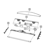 1VV91LC5AA - Interior Trim: Anchor Cover for Mopar Image