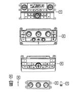 55111235AI - Air Conditioners and Heaters: A/c And Heater Control for Mopar Image image