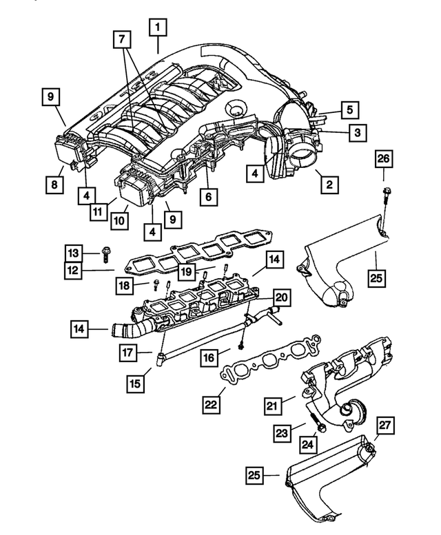 « 6507726AA – Engine 3.5L Six Cylinder : Double Goujon, Montage pour Mopar Image »