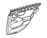 25473012023D16 - Body: Door Trim Panel for Mercedes-Benz Image