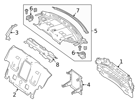 Rear Body for 2018 Mercedes-Benz S63 AMG #1