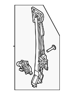 WLRA422 - Body: Motorcraftâ„¢ Window Regulator for Ford Image