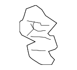 7434833040B1 - Body: Sun-visor Holder for Scion: iM, xB, xD | Toyota: 4Runner, Corolla, Corolla iM, Land Cruiser, Matrix, Mirai, Prius, Prius C, Prius Plug-In, Prius V, RAV4, Venza, Yaris Image