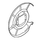 34216754629 - Brakes: Splash Shield for BMW: 745i, 745Li, 750i, 750Li, 760i, 760Li, Alpina B7, M5, M6 Image