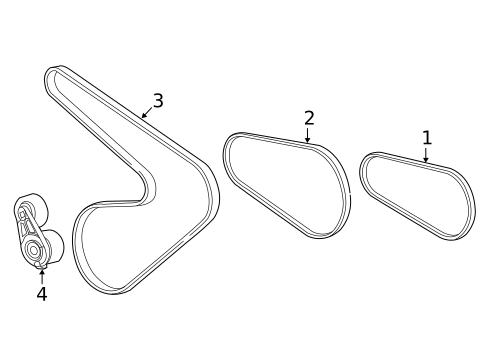 Belts & Pulleys for 2020 GMC Yukon #0