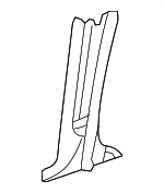 5HC64BD5AH - Body: Rear Pillar Trim for Dodge: Ram 1500, Ram 2500, Ram 3500 Image