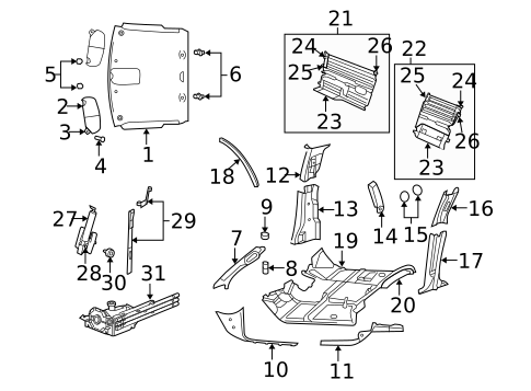 Interior Trim - Cab for 2008 Dodge Ram 1500 #0