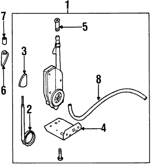 Antenna & Radio for 2001 INFINITI G20 #0