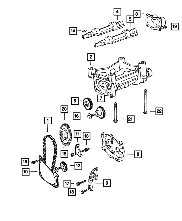4621518 - Engine 2.4L Four Cylinder: Balance Shaft, Driven for Mopar Image
