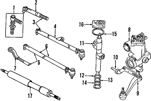 QFW000030 - : Steering Pitman Arm for Land-Rover Image